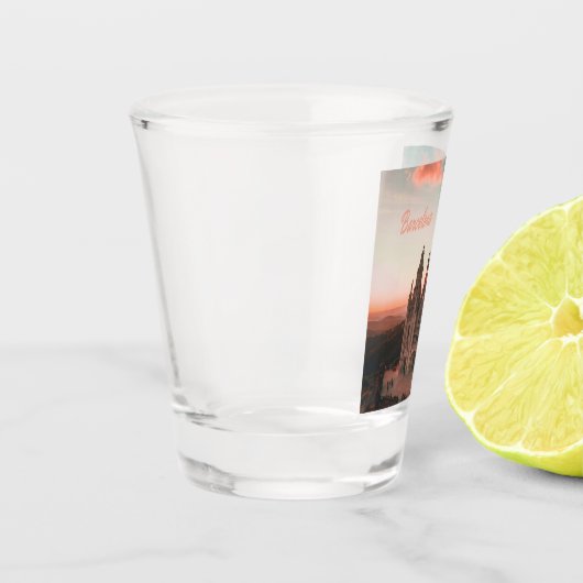 Barcelona-Spanien-Kirche Schnapsglas (Links)