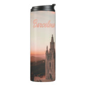 Barcelona Spanien Kirche Thermosbecher (Nach links gedreht)
