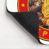 Barcelona, Spanien, Kreis, rot Mousepad (Ecke)
