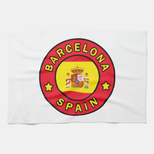 Barcelona Spanien Küchentuch