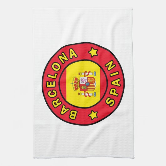 Barcelona Spanien Küchentuch (Vertikal)