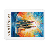 Barcelona Spanien La Sagrada Familia Magnet (Horizontal)