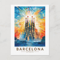 Barcelona Spanien La Sagrada Familia