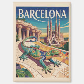 Barcelona Spanien Magnet (Vorderseite)