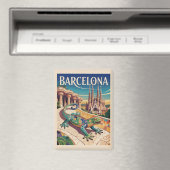 Barcelona Spanien Magnet (In Situ (Geschirrspüler))