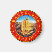 Barcelona Spanien Magnet (Vorne)