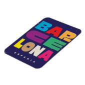 Barcelona Spanien Magnet (Linke Seite)