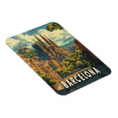 Barcelona, Spanien Magnet (Rechte Seite)