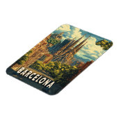 Barcelona, Spanien Magnet (Linke Seite)
