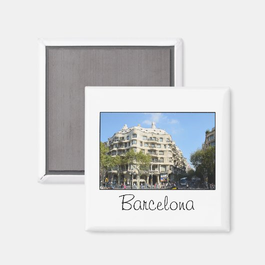 Barcelona, Spanien Magnet (Vorderseite/Rückseite)