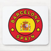 Barcelona Spanien Mousepad (Vorne)