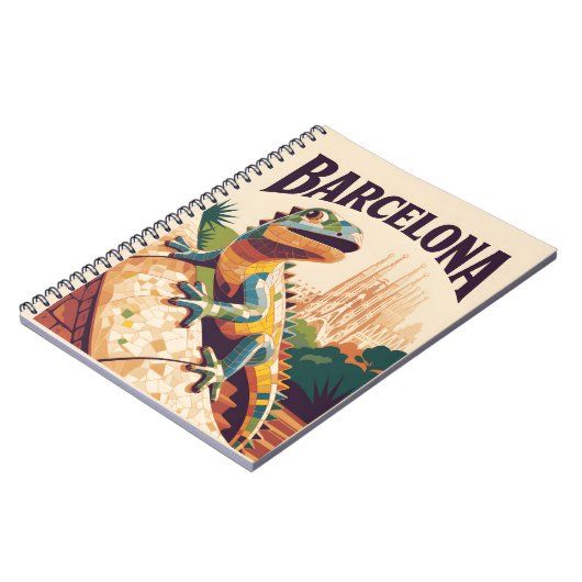 Barcelona Spanien Notizblock (Linke Seite)