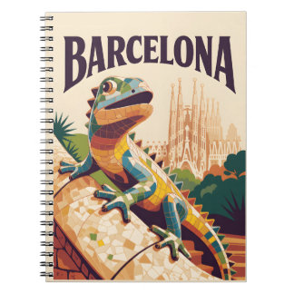 Barcelona Spanien Notizblock