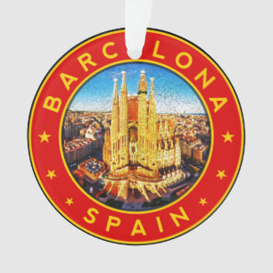 Barcelona Spanien Ornament
