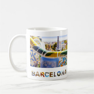 Barcelona Spanien Parc Guell Kaffeetasse
