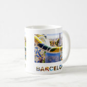 Barcelona Spanien Parc Guell Travel Foto Kaffeetasse (VorderseiteRechts)
