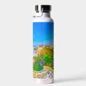 Barcelona, Spanien - Park Guell Gaudi Mosaik Trinkflasche (Rechts)