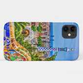 Barcelona Spanien Park Guell Mosaik Case-Mate iPhone Hülle (Rückseite (Horizontal))