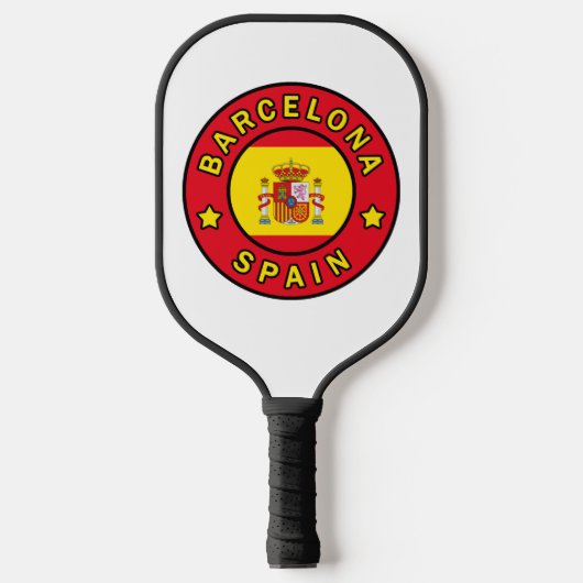 Barcelona Spanien Pickleball Schläger (Vorderseite)