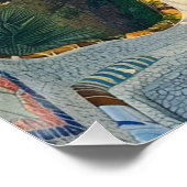 Barcelona, Spanien Poster (Ecke)