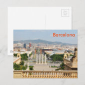 Barcelona, Spanien Postkarte (Vorne/Hinten)