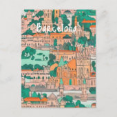Barcelona Spanien Postkarte (Vorderseite)