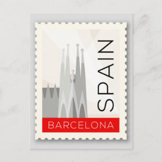 Barcelona Spanien Postkarte