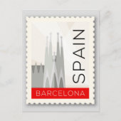 Barcelona Spanien Postkarte (Vorderseite)