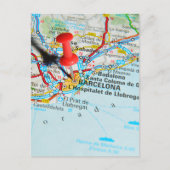 Barcelona, Spanien Postkarte (Vorderseite)