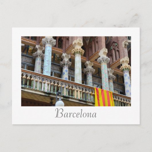 Barcelona, Spanien Postkarte (Vorderseite)