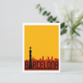 Barcelona, Spanien Postkarte (Stehend Vorderseite)
