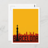 Barcelona, Spanien Postkarte (Vorne/Hinten)