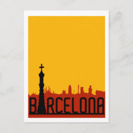 Barcelona, Spanien Postkarte