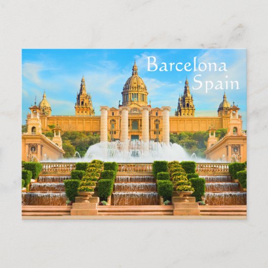 Barcelona Spanien Postkarte (Vorderseite)