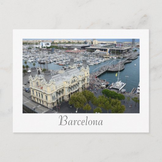 Barcelona, Spanien Postkarte (Vorderseite)