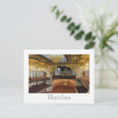 Barcelona, Spanien Postkarte (Stehend Vorderseite)