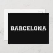 Barcelona Spanien Postkarte (Vorne/Hinten)