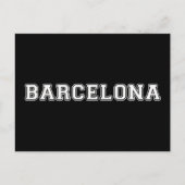 Barcelona Spanien Postkarte (Vorderseite)