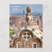 Barcelona Spanien Postkarte (Vorderseite)