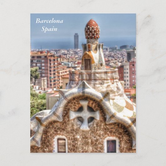 Barcelona Spanien Postkarte (Vorderseite)