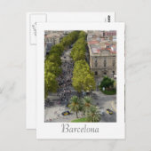 Barcelona Spanien Postkarte (Vorne/Hinten)