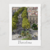 Barcelona Spanien Postkarte (Vorderseite)