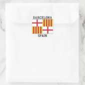 Barcelona Spanien Quadratischer Aufkleber (Tasche)