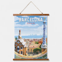 Barcelona Spanien Reise Kunst Vintage