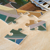 Barcelona Spanien Reisen Kunst Vintag Puzzle (Seite)