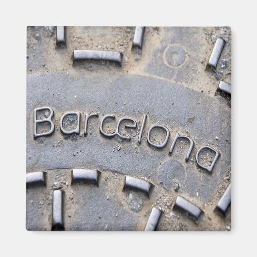 Barcelona Spanien Reisen Souvenir Kühlschrankmagne Magnet (Vorne)