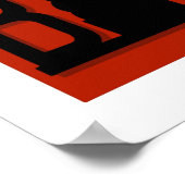 Barcelona, Spanien, Reiseplakat Poster (Ecke)