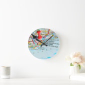 Barcelona, Spanien Runde Wanduhr (Zuhause)