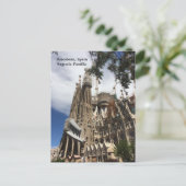 Barcelona Spanien Sagrada Familia Postkarte (Stehend Vorderseite)