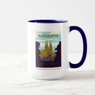 Barcelona, Spanien - Sagrada Familia Tasse